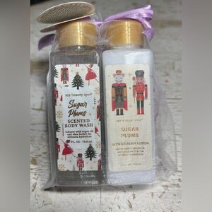 New My Beauty Spot Sugar Plums 3 Piece Bath Set NWT